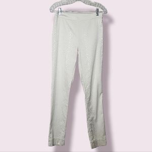 Soft Surrounding Reptile Snake Textured Print Skinny Career Pants Size XS